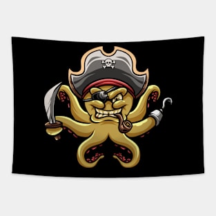 PIRATE OCTOPUS Tapestry