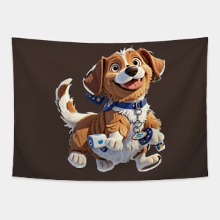 cute puppy dogs Tapestry
