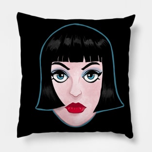 Film Noir Femme Pillow