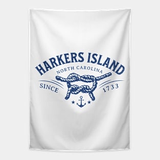 Harkers Island, NC Beach Knot Summer Vacation Tapestry