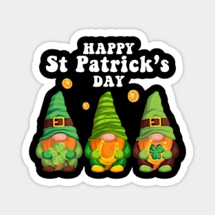 Cute Gnomies Happy St Patrick's Day Magnet