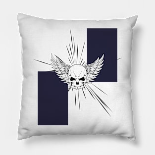 Skull with a star Pillow