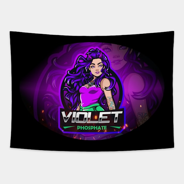 Violet Logo 2 Tapestry by Violets Chaos Creations