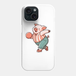 pig bowling Phone Case