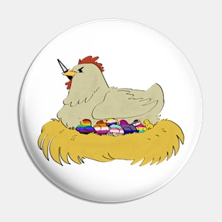 pride mama hen Pin