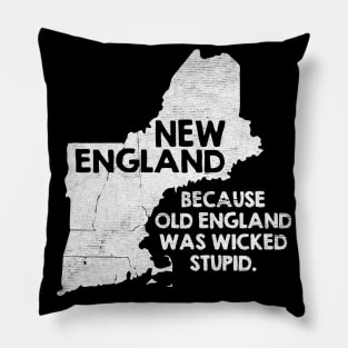 New England Because Pillow