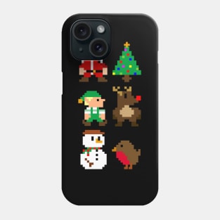 8 Bit Christmas Phone Case