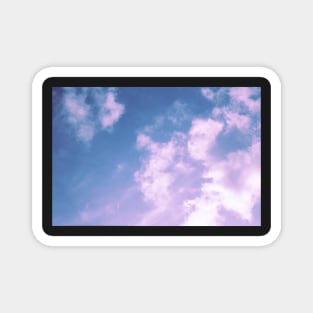 Sky with pink clouds Magnet