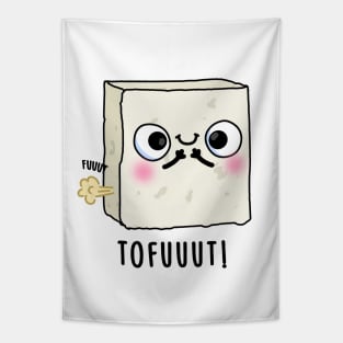 Tofuuut Funny Farting Tofu Pun Tapestry