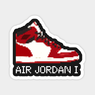 AIR JORDAN I RETRO PIXELATED ART SHOE COLLECTION Magnet