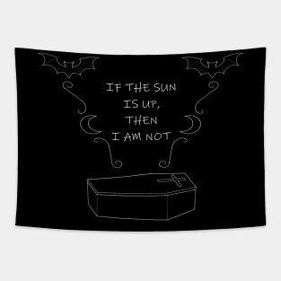 If The Sun is Up - White Version Tapestry