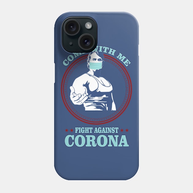 Fuck Coronavirus Phone Case by Wisnukenchana