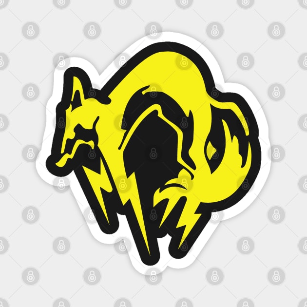 FOX Logo Yellow Magnet by loveandlive