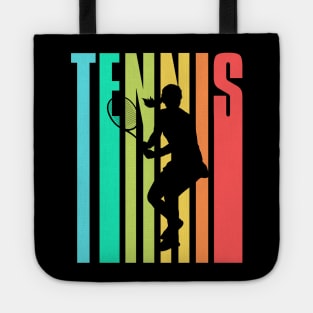 Tennis Player Silhouette Tote