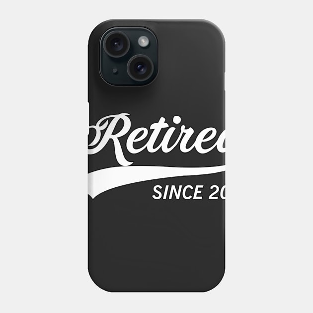 RETIRED SINCE 2018 gift ideas for family Phone Case by bestsellingshirts