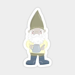 Gnome with Watering Can Magnet