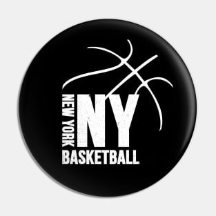 New York Basketball 02 Pin