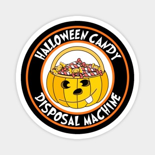 Halloween Candy Disposal Machine Magnet