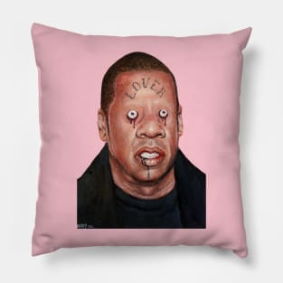 Lover | Mini Masterpiece | Rap Legend | Original Oil Painting By Tyler Tilley Pillow