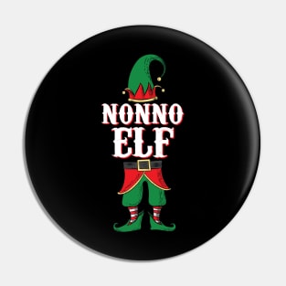 Nonno Elf - Italian Grandpa Family Christmas design Pin