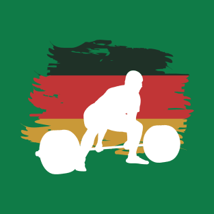 German Deadlifts - Powerlifting T-Shirt