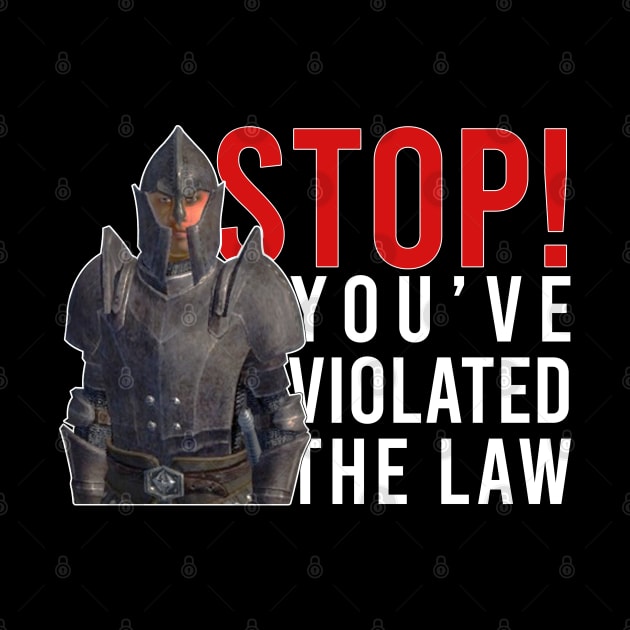 Stop! You've Violated The Law by artsylab