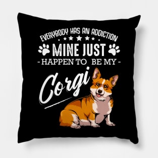 Cute Corgi Dog Funny Sayings Corgi - Welsh Corgi Pillow