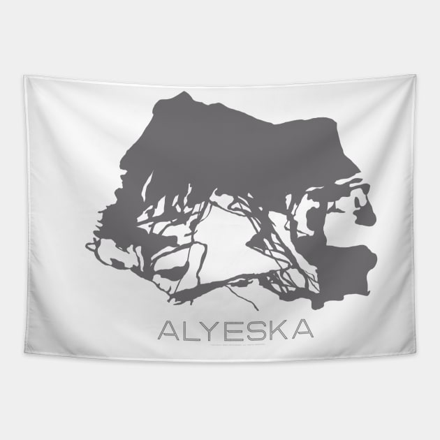 Alyeska Resort 3D Tapestry by Mapsynergy