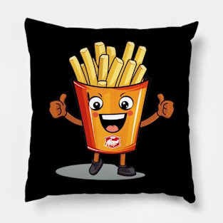 kawaii french fries T-Shirt cute ,potatofood ,funny Pillow