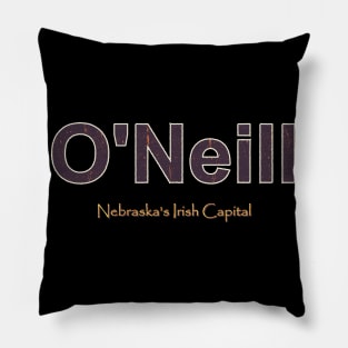 O'Neill Grunge Text Pillow