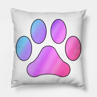 Rainbow Cat/Dog Paw Pillow