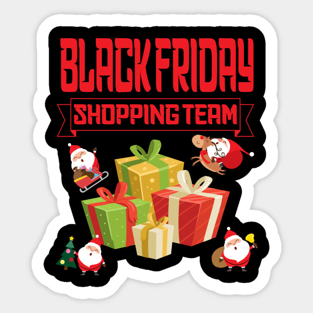 Black Friday Shopping Team Christmas Family Matching Shirts