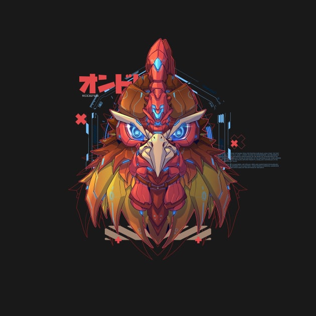 Mecha rooster chicken by Dnz
