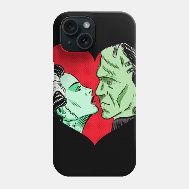 Frankenstein Valentine Phone Case by Sbrown1521