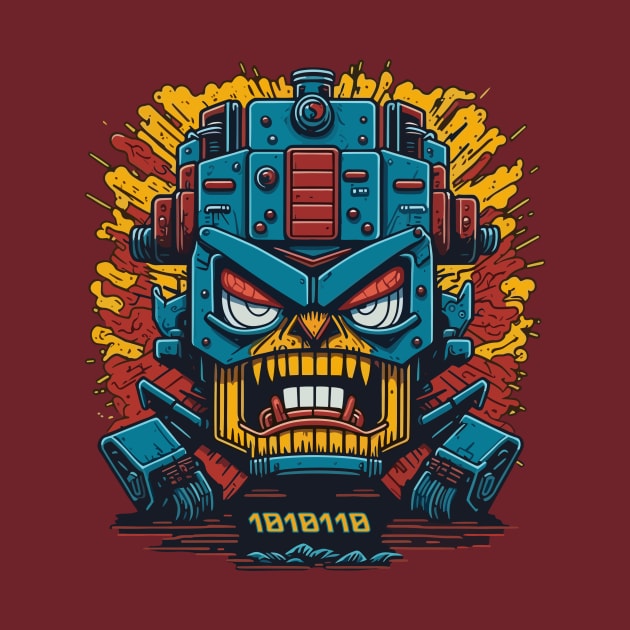Another Angry Robot by Stuttgart Sticker Company