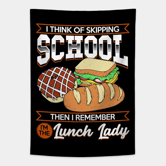 Im The Lunch Lady Tapestry by E