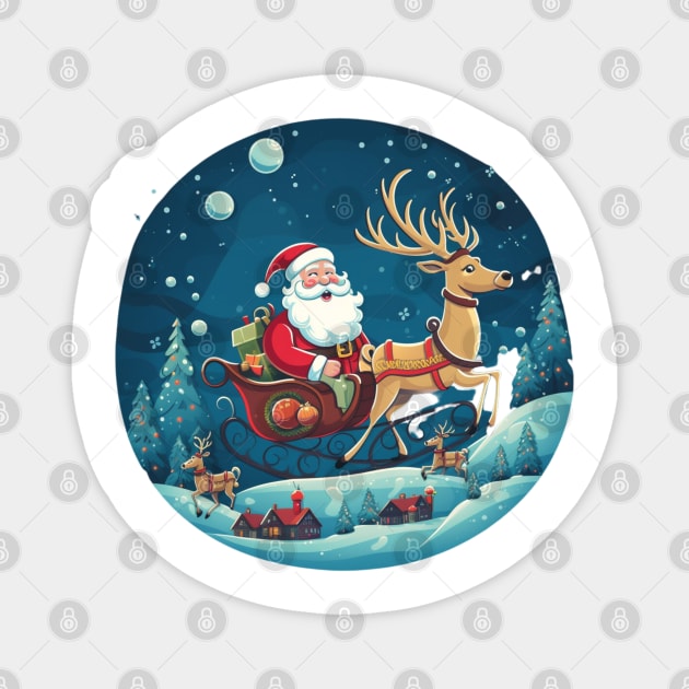 Santa Claus Magnet by Riverside-Moon