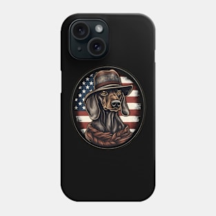 Dachshund 4th of July Phone Case