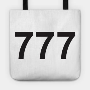 Angel number 777 Tote