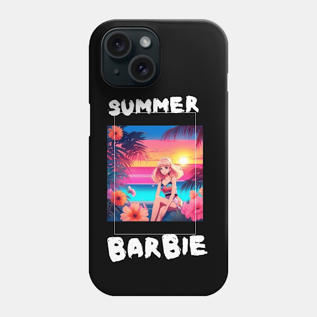 Barbie pink summer vibe Phone Case by Nasromaystro