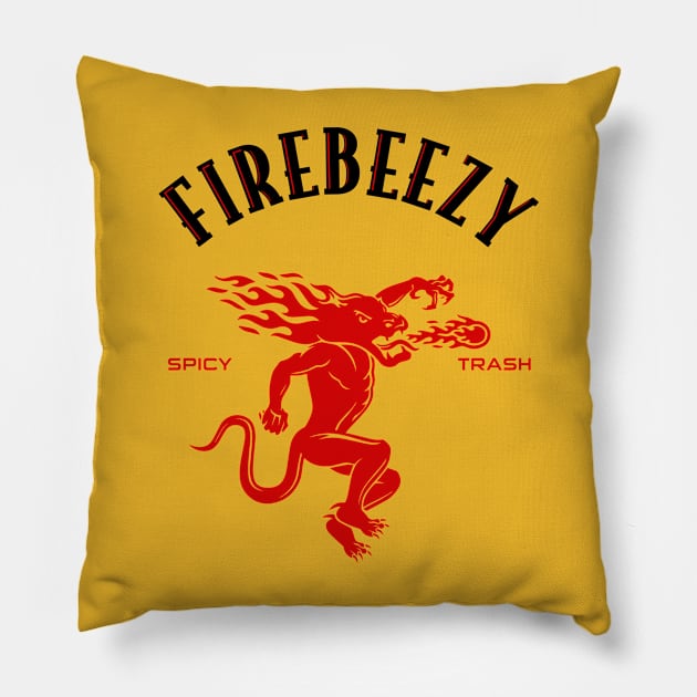 FIREBEEZY Pillow by novaiden