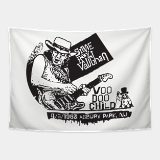 Stevie Ray Vaughan VooDoo child concert tee Tapestry