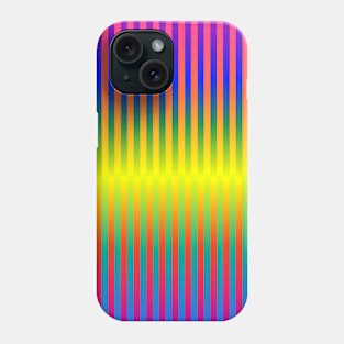 Dark and Light Rainbows (Stripes) Phone Case