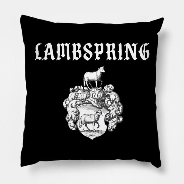 Lambspring Esoteric Alchemy Design Pillow by AltrusianGrace
