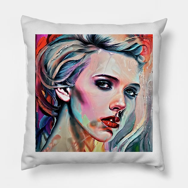 Scarlett Pillow by bogfl