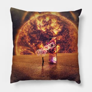 quasar teleportation Pillow