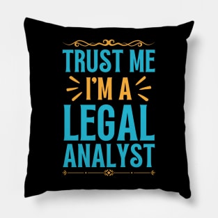 Funny Legal Analyst Pillow