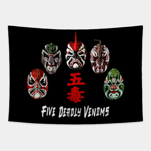 The Five Deadly Venoms Tapestry by Genbu