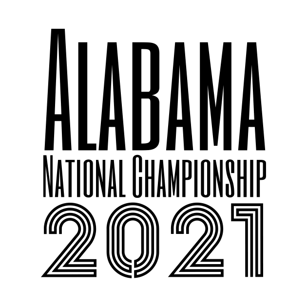 Alabama National Championship 2021 by daghlashassan