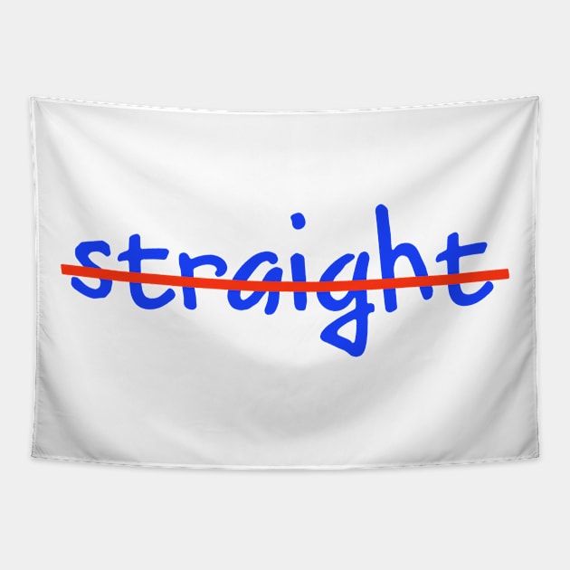 Not Straight Tapestry by LordNeckbeard